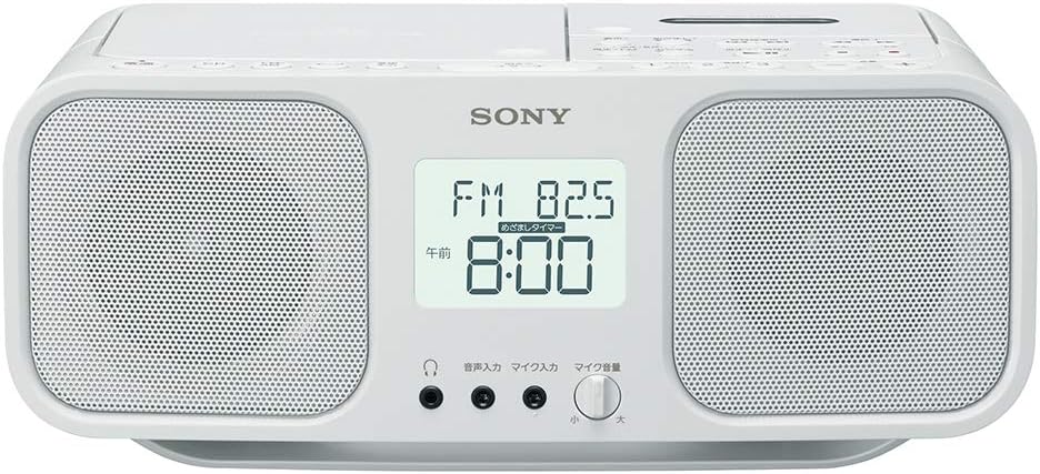 SONY CD Radio Cassette Recorder CFD-S401-W (White)【Japan Domestic Genuine Products】