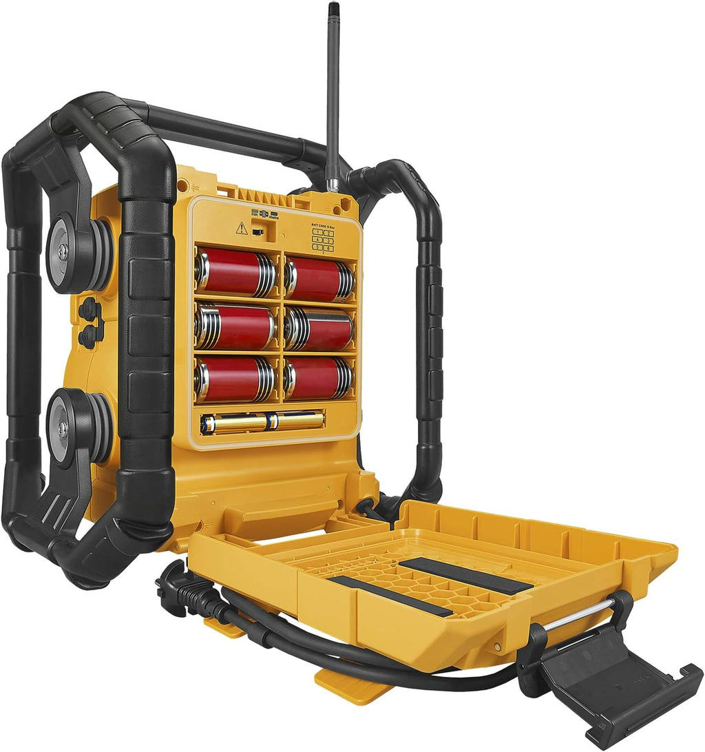 Sangean U4 Weather Alert Radio with Bluetooth, AM/FM, Aux-in Ultra Rugged Rechargeable Digital Tuning Radio, Yellow