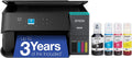 Epson EcoTank ET-2980 Wireless All-in-One Color Supertank Printer with up to 3 Years of Ink Refillable Tanks, Perfect for Home, 15 PPM, 1.44" Colorful Screen, Auto 2-Sided Printing - Black