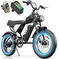 YVY 1500W Peak Electric Bike for Adults, 35MPH Top Speed 48V 20Ah Battery eBike, UL2849 Certified Mountain e-Bike for Hill Climbing, 20" Fat Tire All-Terrain, Full Suspension