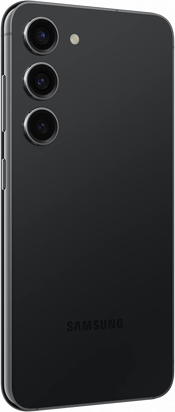 SAMSUNG Galaxy S23 5G (128GB, 8GB) 6.1" AMOLED, 50MP 8K Camera, Global Volte (International Model Fully Unlocked for AT&T, Verizon, T-Mobile, Global 5G) S911W (w/ 25W Fast Charger, Phantom Black)