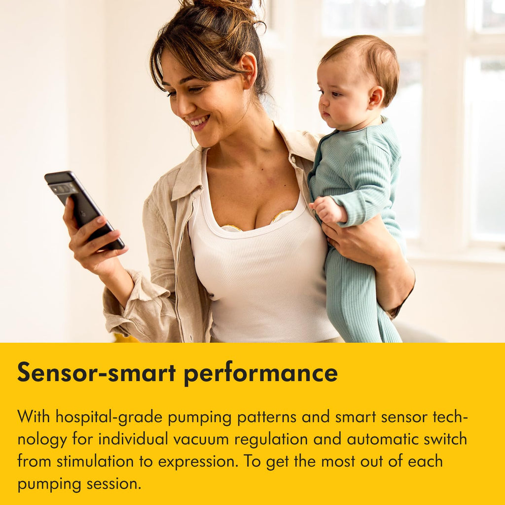 Medela Magic InBra Hands-Free Wearable Breast Pump with Fluidfeel Technology, App Connectivity and Advanced Sensor Control, Ultra-Slim, Ultra-Lightweight, Silent, Hospital-Grade