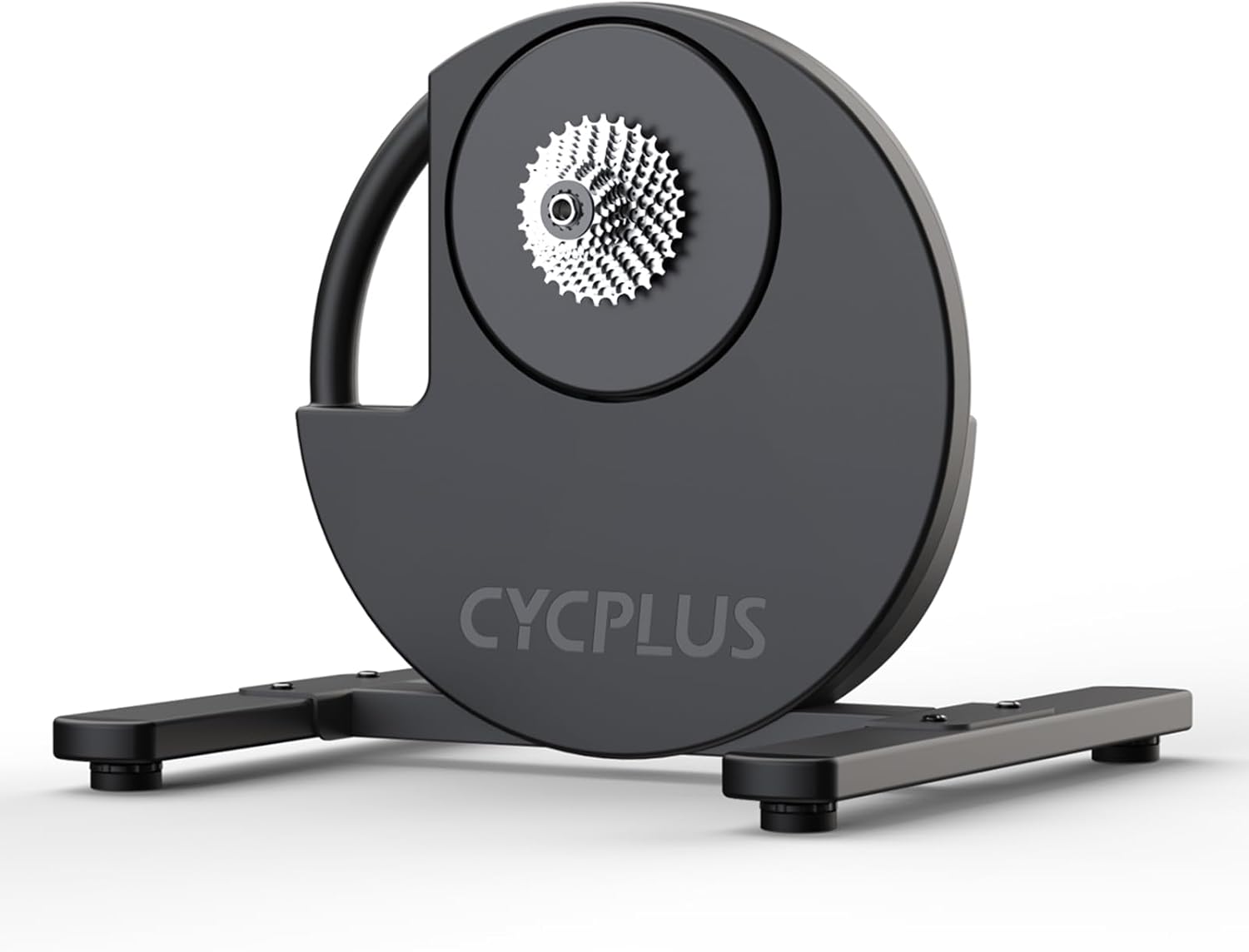 CYCPLUS R200 Smart Indoor Bike Trainer, 2200W Brushless Motor, 19% Gradient Simulator, Virtual Shifting, Uphill/Downhill Simulation, Super Silence for Realistic Indoor Cycling(Cassette Not Included)