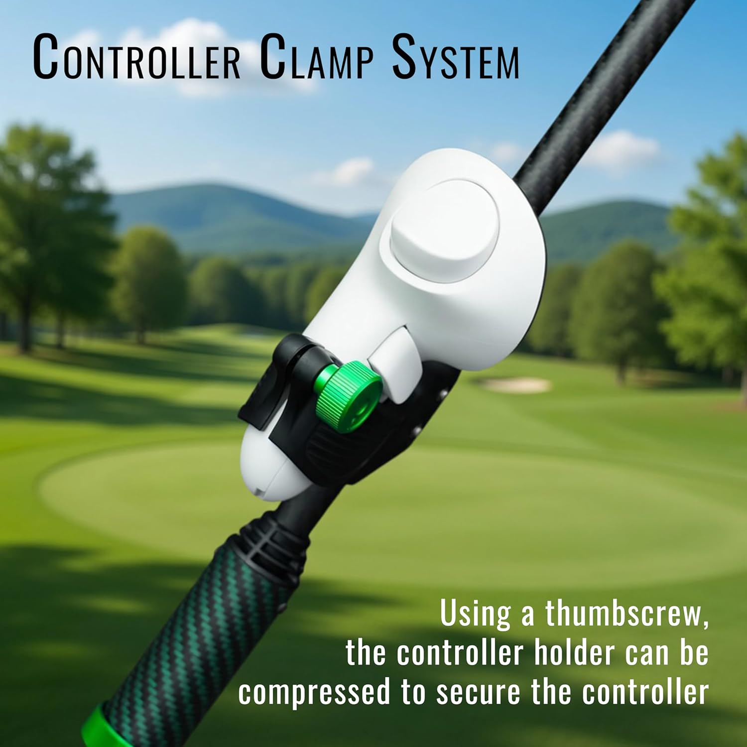 DeadEyeVR - DriVR Golf Club for Quest - Realistic VR Golf Simulator Handle - Weighted VR Golf Club Grip for Enhanced Play (Elite Mini)
