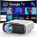 2000 ANSI Projector with WiFi and Bluetooth, Goiaey Smart Portable Projector Compatible with GoogIe TV, Built-in Official Apps, GoogIe Voice, DoIby Audio, HDMI ARC CEC Native 1080P Movie Projector