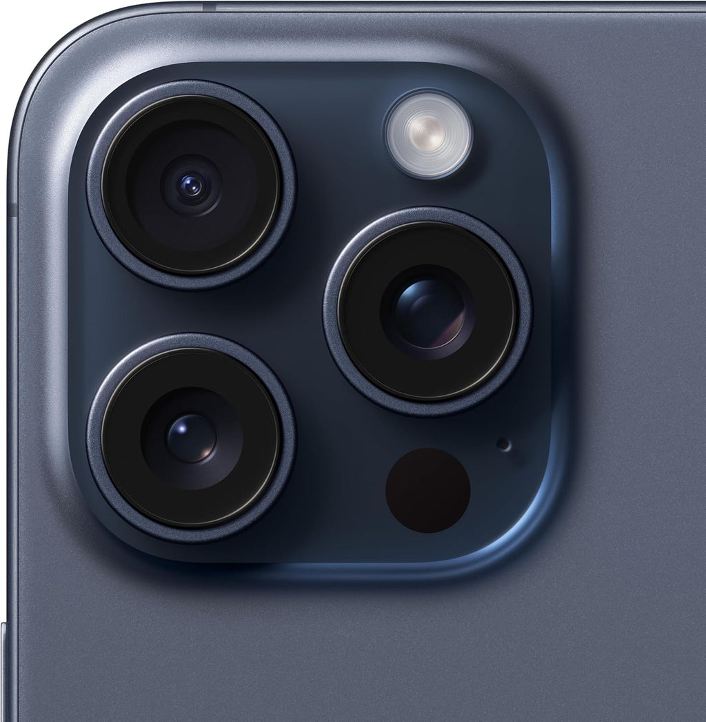 Apple iPhone 15 Pro Max, 1TB, Blue Titanium - Unlocked (Renewed)
