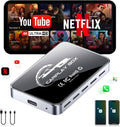 FAIMEE AI Box Wireless CarPlay & Auto Adapter - Plug & Play, Dual-Band WiFi, Bluetooth 5.0, 4K Video Support, Android 12.0 System, Compatible with Factory CarPlay & Android Auto （4GB RAM+32GB ROM）