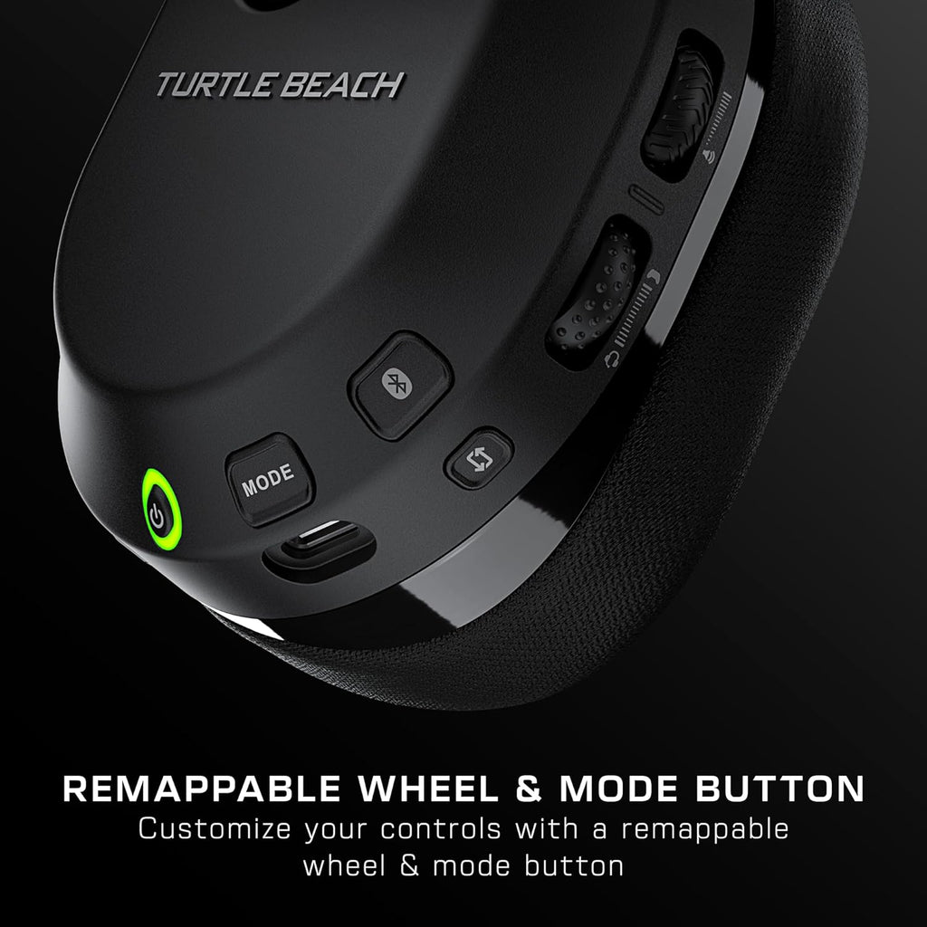 Turtle Beach Stealth 600 Wireless Multiplatform Amplified Gaming Headset for Xbox Series X|S, Xbox One, PC, PS5, PS4, & Mobile – Bluetooth, 80-Hr Battery, Noise-Cancelling Mic – Black