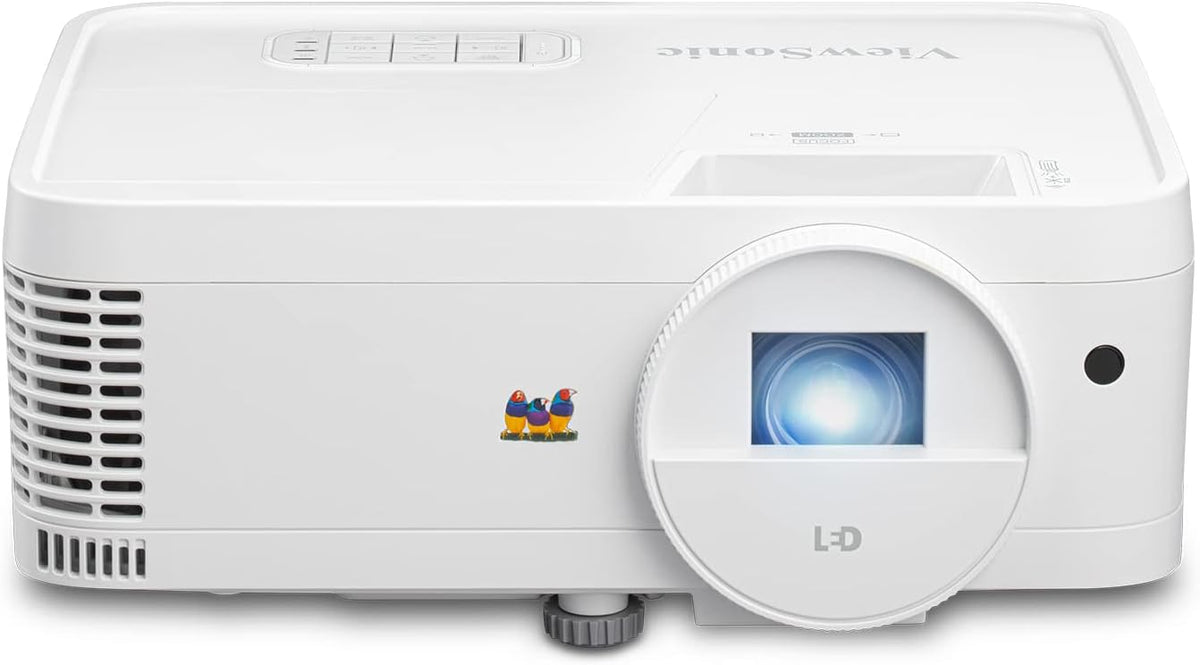 ViewSonic LS500WH 2000 ANSI Lumens WXGA LED Projector, Auto Power Off, 360-Degree Orientation for Business and Education (Renewed)