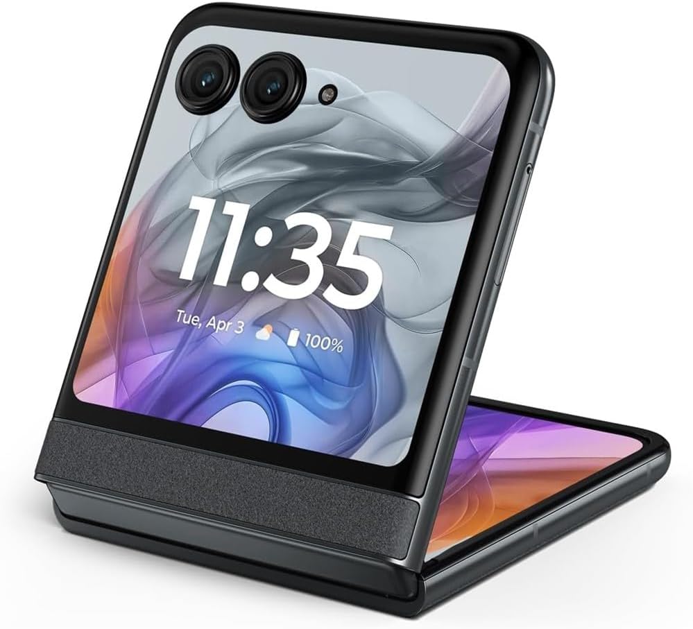 Motorola razr | 2024 | Unlocked | Made for US 8/256GB | 50MP Camera | Koala Gray (Renewed)
