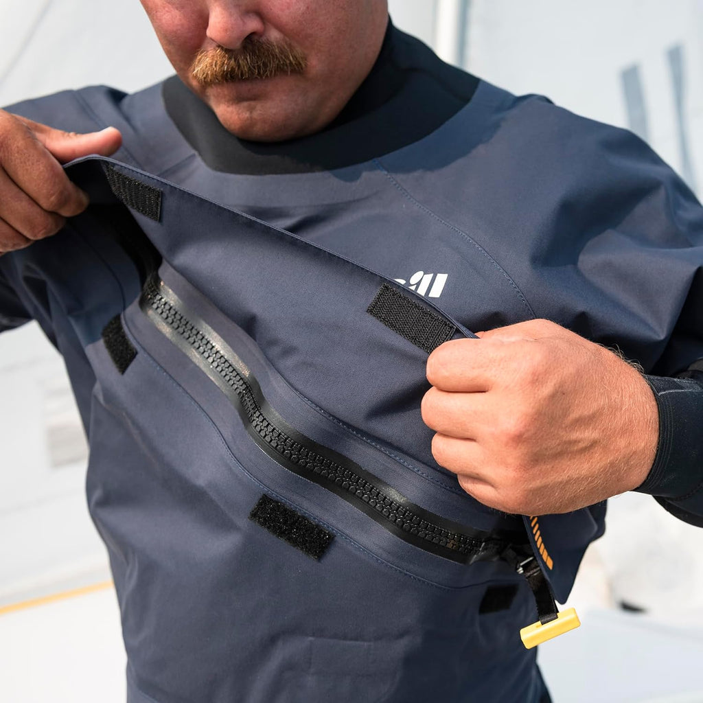Gill Pro Drysuit - Fully Waterproof, PFAS Free Water Repellent, Windproof, & Highly Breathable