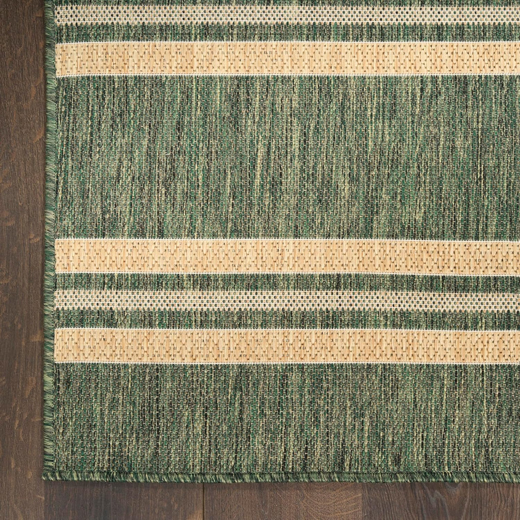 Nourison Home Horizon Indoor/Outdoor Green 10' x 14' Area Rug - Easy Clean, Non Shedding, Bed Room, Living Room, Dining Room, Kitchen (10' x 14')