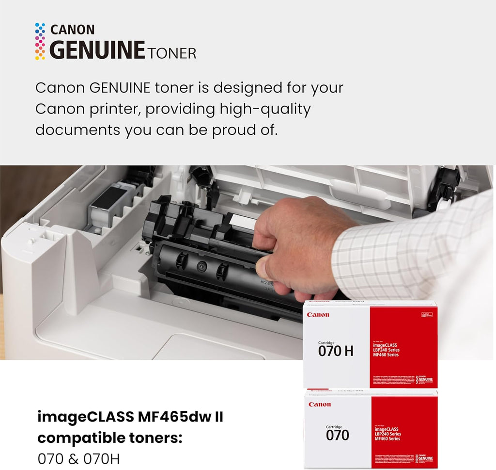 Canon imageCLASS MF465dw II - Monochrome Wireless Duplex Laser Printer with Print, Copy, Scan, Fax, Expandable Paper Capacity and 3 Year Limited Warranty, 42 PPM