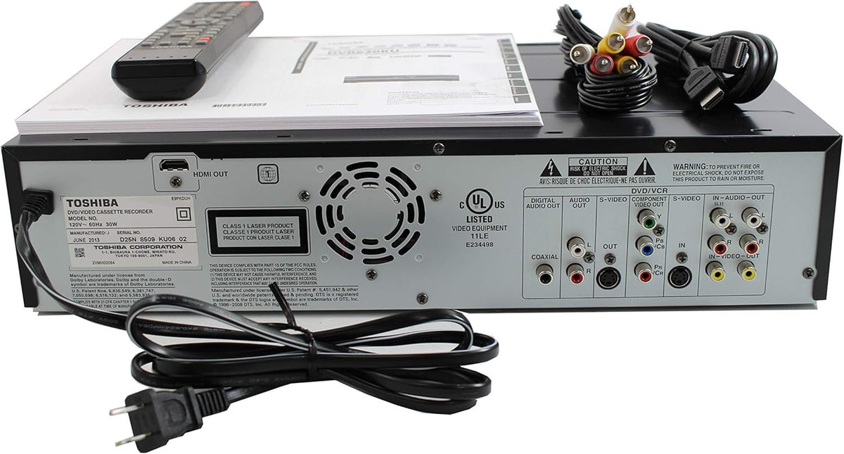 Toshiba VHS to DVD Recorder VCR Combo w/ Remote, HDMI (Renewed)