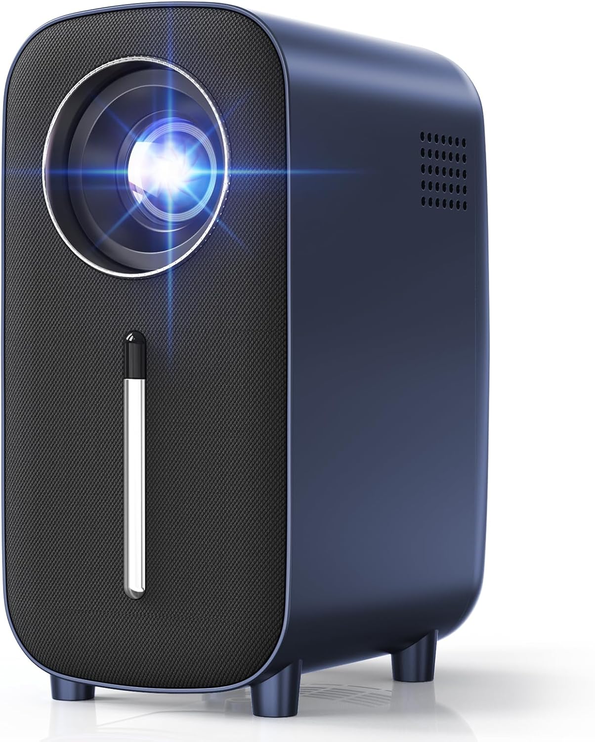 Mini Portable Bluetooth Movie Projector: HISION 1080P 4K Outdoor Home TV Proyector 8500L HD Video Led Projectors Gaming Cinema Theater Camping Support TV Stick Laptop Phone Tablet HDMI USB Blue