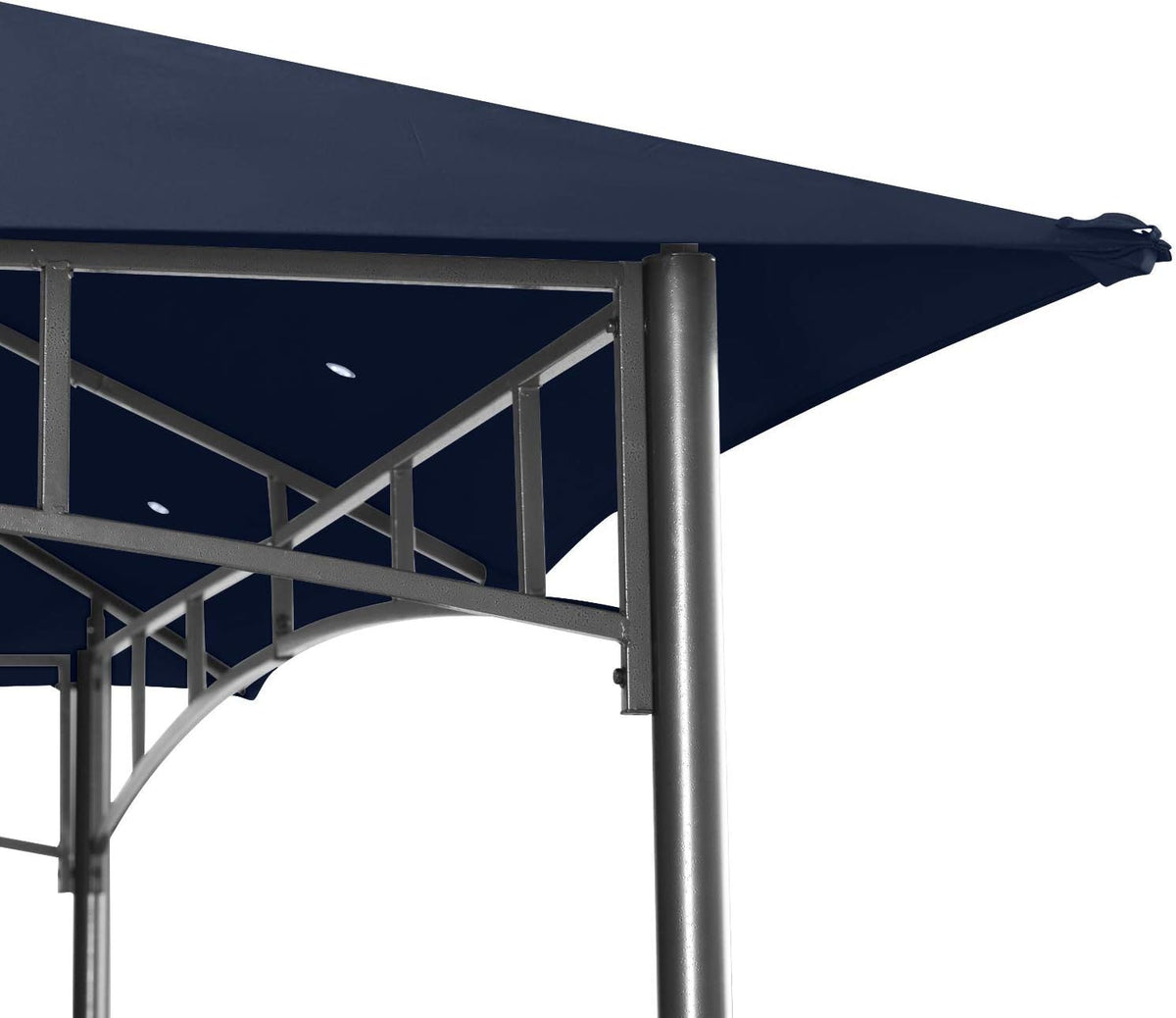 ABCCANOPY Gazebos for Patios 10x12 - Outdoor Steel Frame Gazebo for Lawn Backyard Garden Deck (Navy Blue)