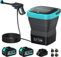 Cordless Washer,Foldable Washer with 4.5Gal Tank 10FT Hose