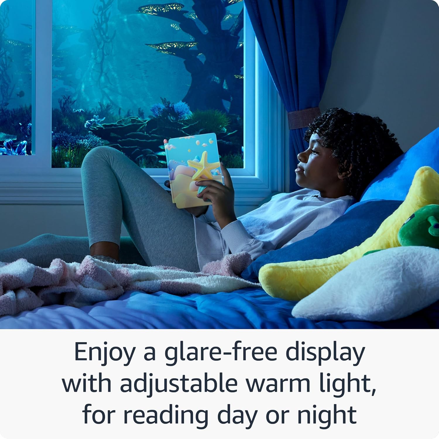Amazon Kindle Paperwhite Kids 16GB (newest model) – Larger 7" glare-free display. Kids read an average of 1+ hour per day with Kindle – Diary of a Wimpy Kid