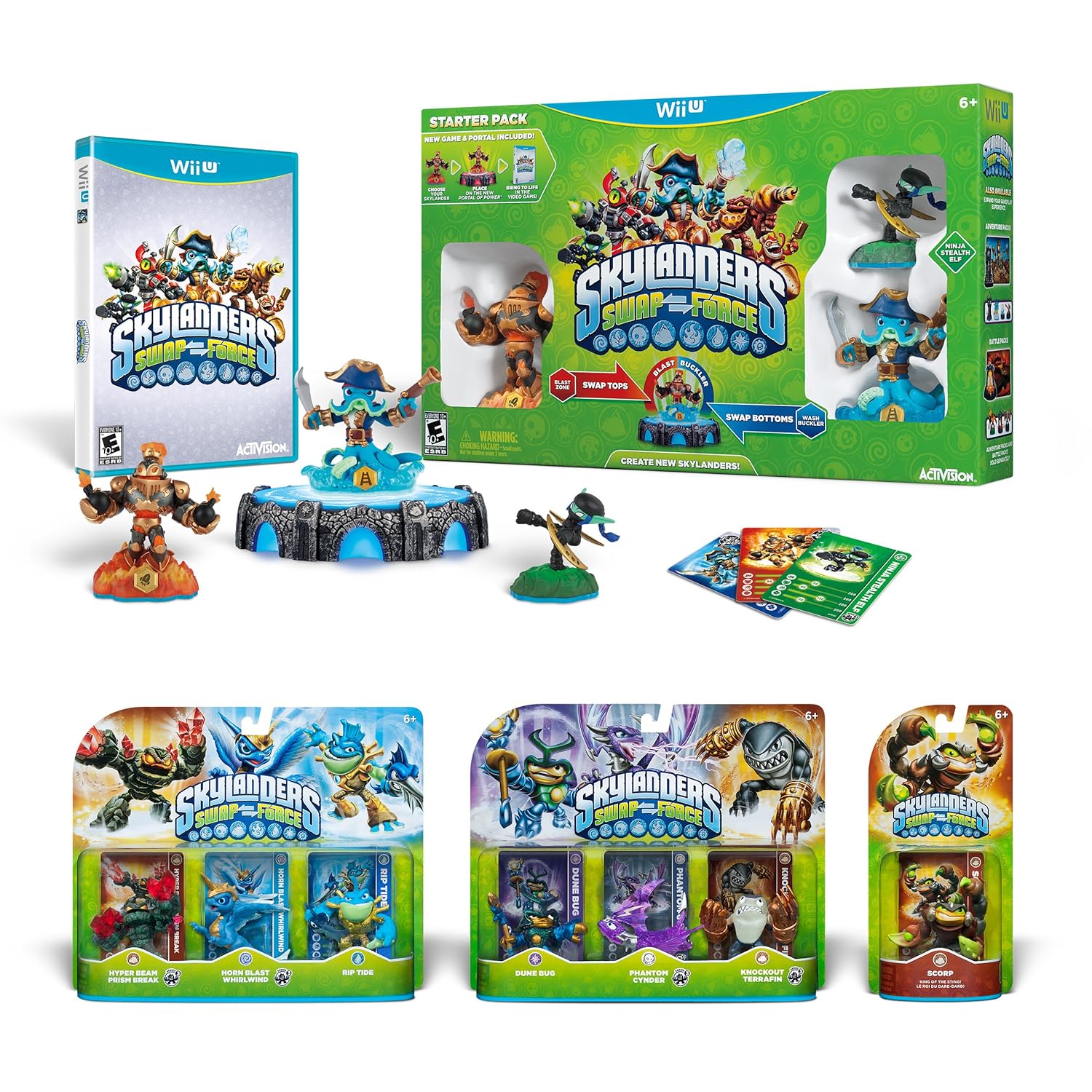 Skylanders SWAP Force Value Bundle Starter Pack - Wii U