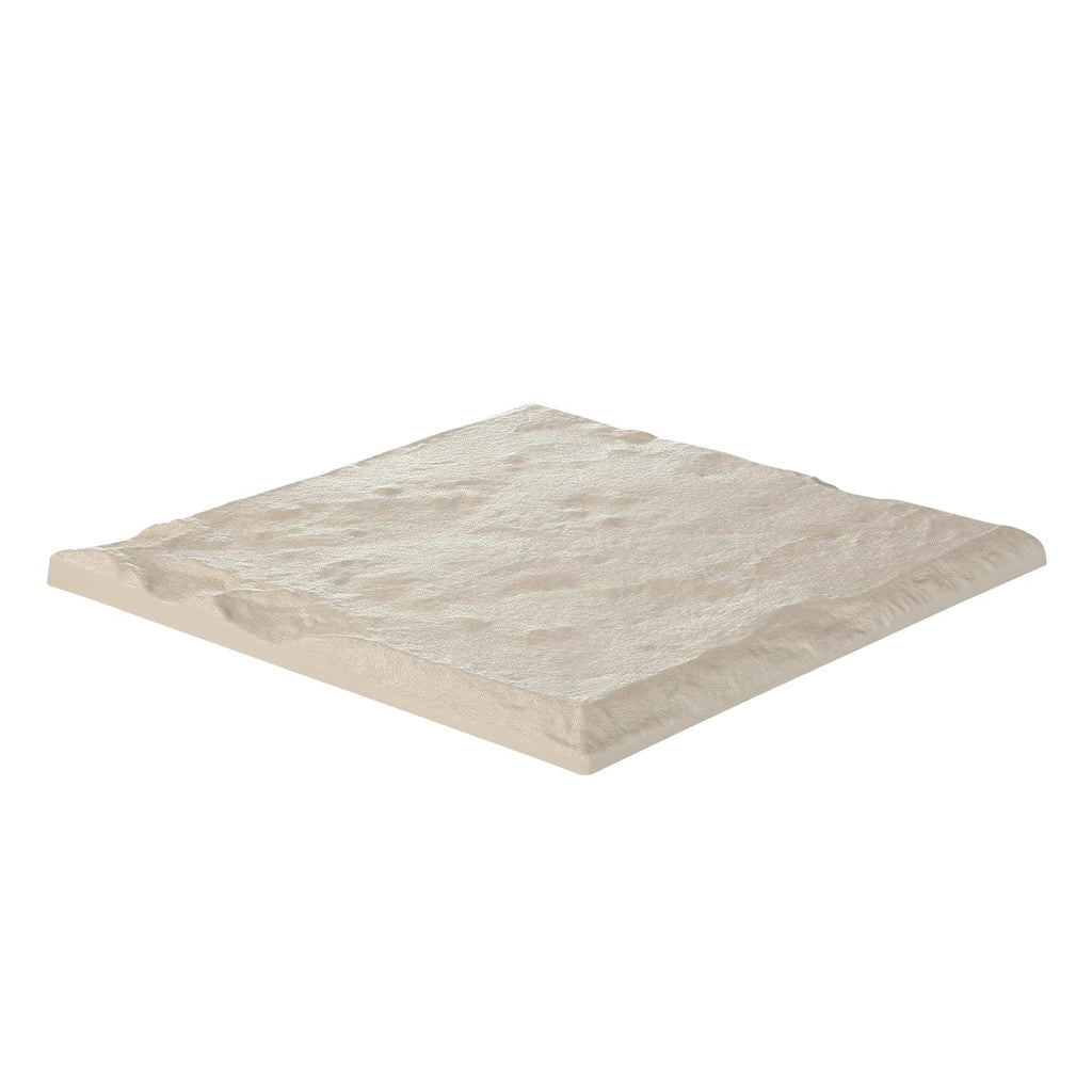 VEVOR Garden Stepping Stones, 16Pcs 15.5 x 15.5 in, Decorative Stepping Stones with Stakes, Weather-Resistant Plastic Pathway Pavers, Smooth Surface, Outdoor Walkway for Lawn Patio Landscape, Beige
