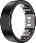 Reebok Smart Ring for Women or Men - Matte Black, Size 14 Fitness Ring - The Next Generation of Wearable Technology - Fitness and Sleep Tracker - Monitors Wellbeing and Recovery