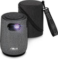ASUS ZenBeam Latte L1 Portable Wi-Fi Projector- 300 Lumens Projector, Built-in Harman Kardon Bluetooth Speaker, 3 Hours Video Playback, Wireless WiFi Projector, HDMI, USB, Remote Control, AptoideTV
