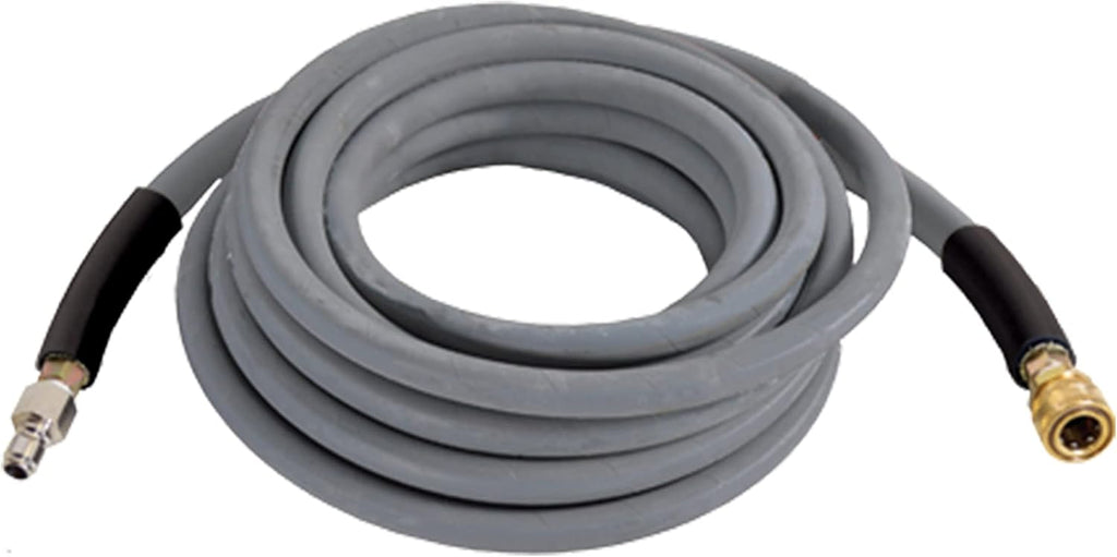 Simpson Cleaning 41183 Wrapped Rubber 4500 PSI Pressure Washer Hose, Hot and Cold-Water Use, Industrial Strength, 3/8 Inch Inner Diameter, 50 Feet, Gray