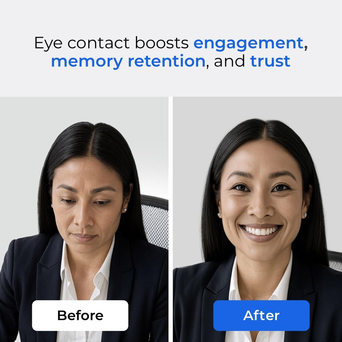 iContact Camera ProHello 4K HD Webcam with Eye Contact, Windows Hello Facial Recognition, Noise Cancelling Mics, USB Plug & Play for Mac, PC & Linux, Works with Zoom, Teams, Meet, Video Calls
