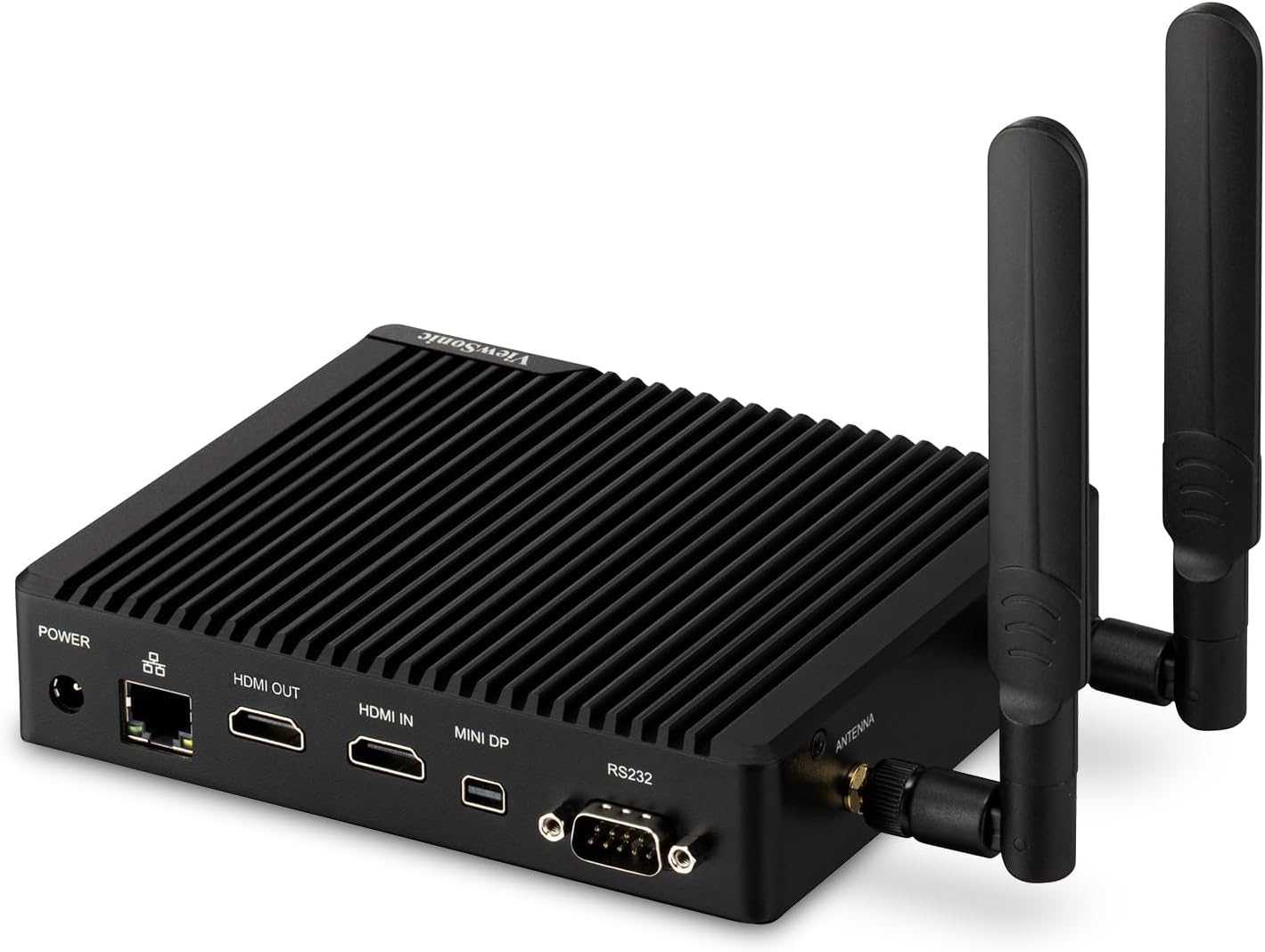 ViewSonic VBS200-A ViewBoard Smart AV Controller for Monitors, Projectors, and Displays Compatible with RS232C with vCast License, HDMI, USB, and Mini DP Inputs
