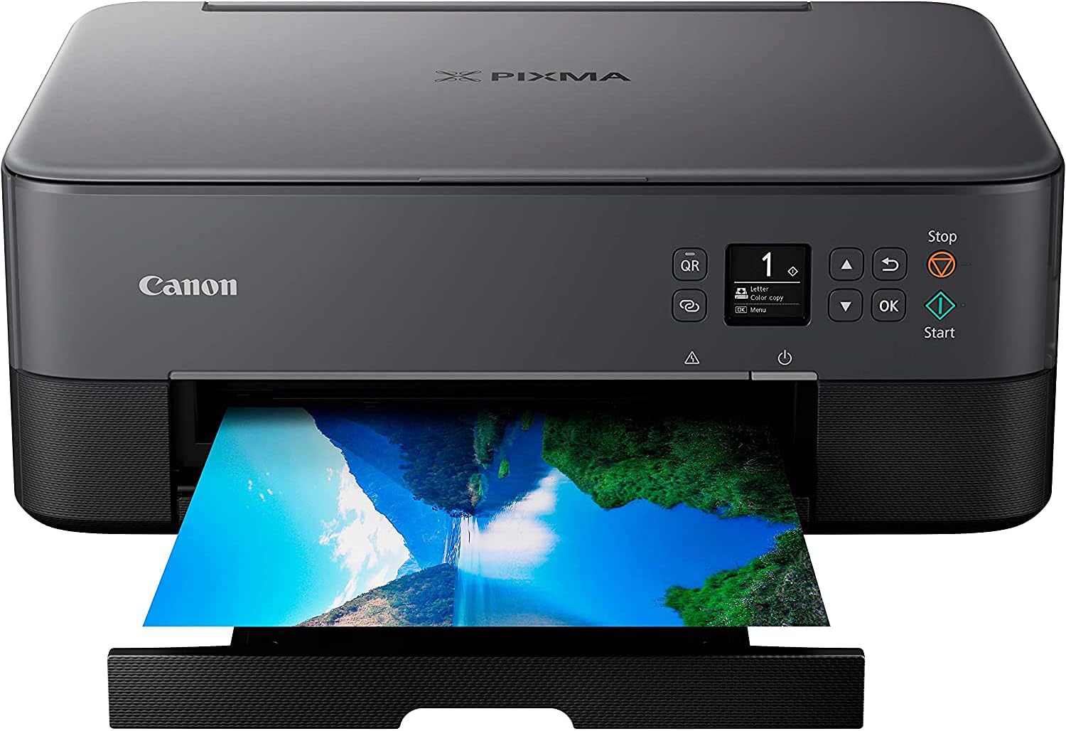Canon PIXMA TS6420a All-in-One Wireless Color Printer with Print, Scan, Copy, Photo Print & Mobile Functions Bundle with DGE USB Cable + Print Like A Pro Guidebook Kit