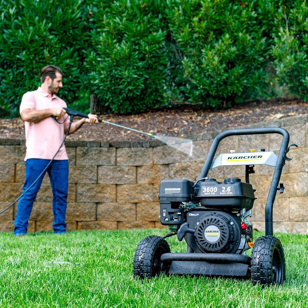 Kärcher G 3600 P Gas Pressure Washer 3600 PSI, 2.6 GPM, Triplex/Crankshaft Pump, Maximum Power for Your Toughest Cleaning Challenges