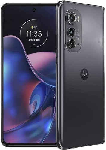 Motorola Moto Edge | 2022 | 2-Day Battery | US Version | 6/128GB | 50MP Camera | Mineral Gray (Unlocked) (Renewed) | Renewed