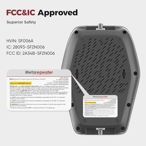 Cell Phone Booster for Multiroom, Cover 10,000 sq. ft. with 2 Indoor Antennas Cell Phone Signal Booster with LCD Display 5G Compatible for All U.S. Carriers - Verizon AT&T T-Mobile, FCC Approved