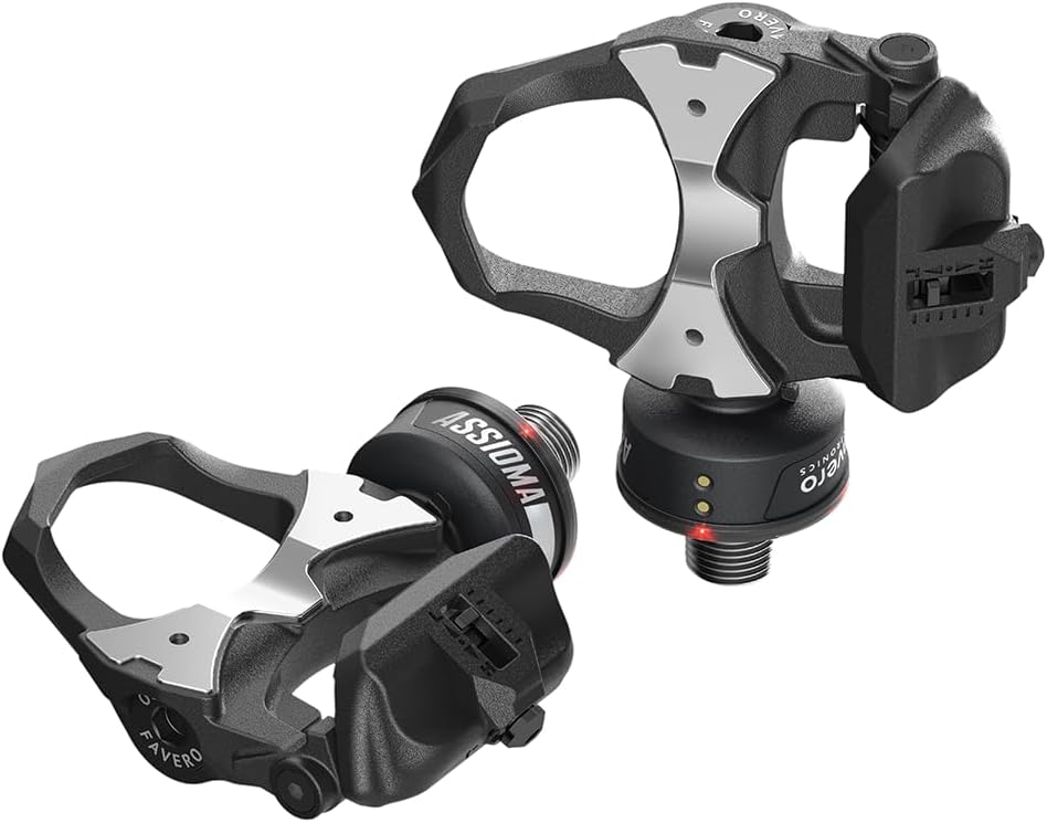 Favero Assioma Duo, Dual-Sensing Side Pedal Based Cycling Power Meter, Bluetooth & ANT+ Connectivity for Bike Computers, Cycling GPS Units, & Smartphones