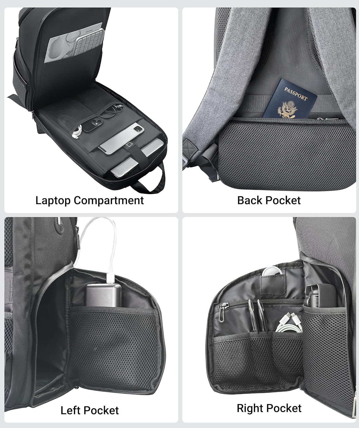 Syntech XR Headset Backpack Compatible with Oculus/Meta Quest 3S/Quest 3/2, Made for Meta, Carrying Case for Gaming Headset with Elite Battery Strap and Accessories, 20L Travel Bag for Daily Use