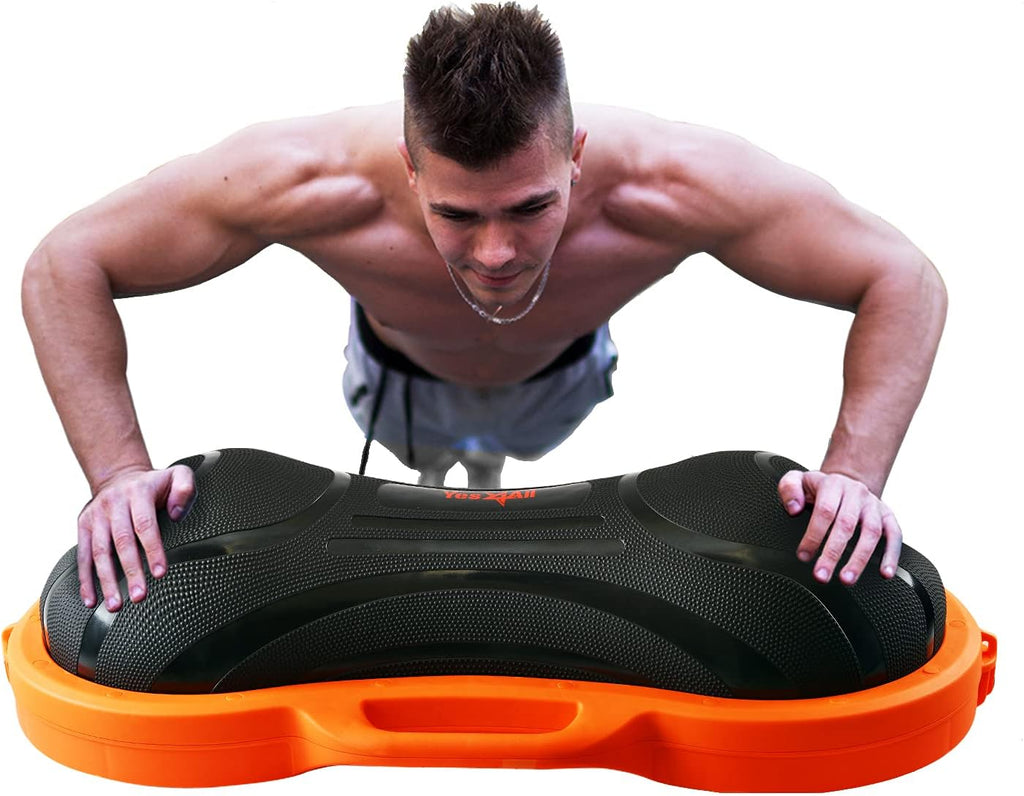 Yes4All 880LBS Half Ball Balance Trainer, Pilates Balance & Stability Ball for Exercises, Home Gym, Floor & Full Body Workouts