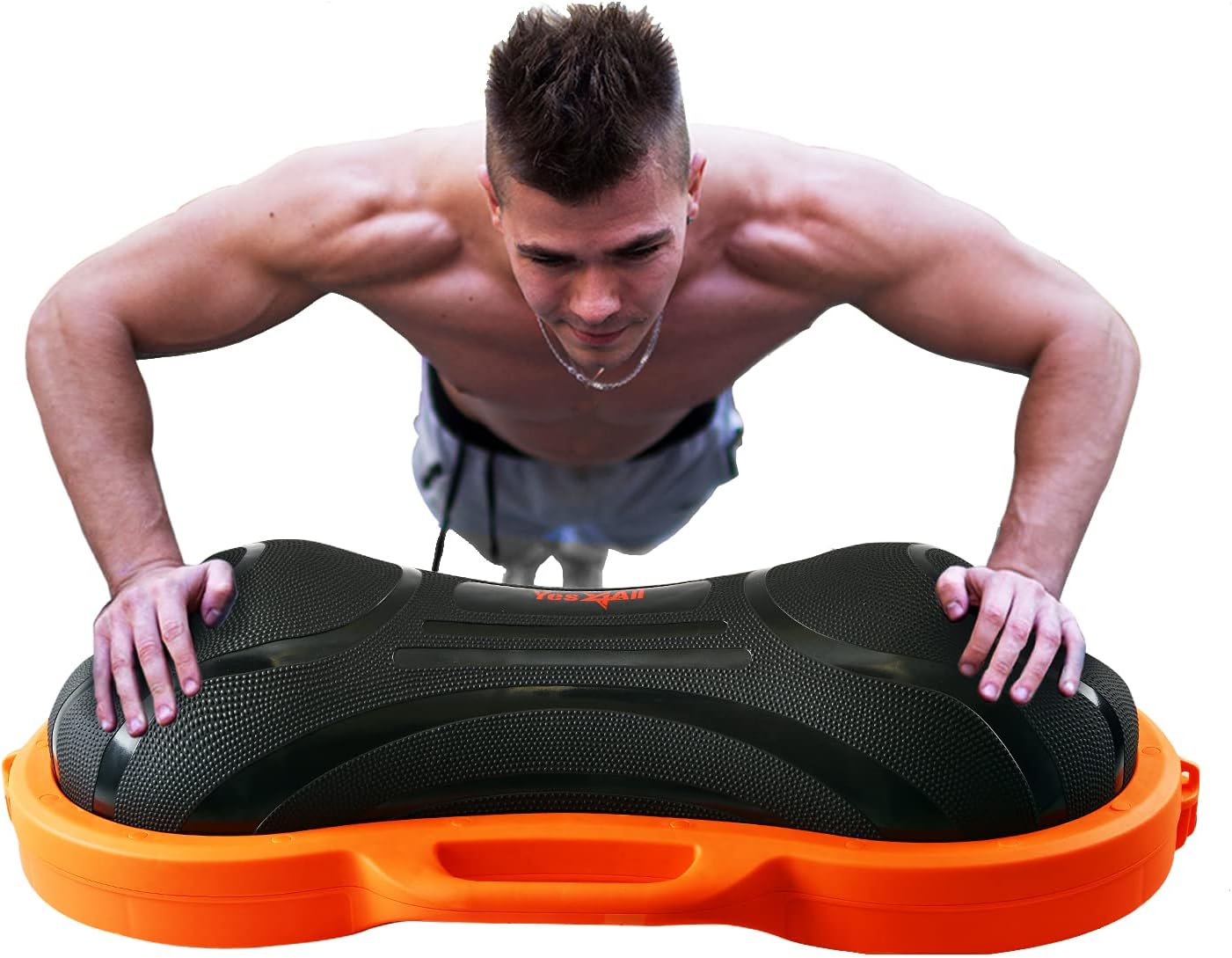 Yes4All 880LBS Half Ball Balance Trainer, Pilates Balance & Stability Ball for Exercises, Home Gym, Floor & Full Body Workouts