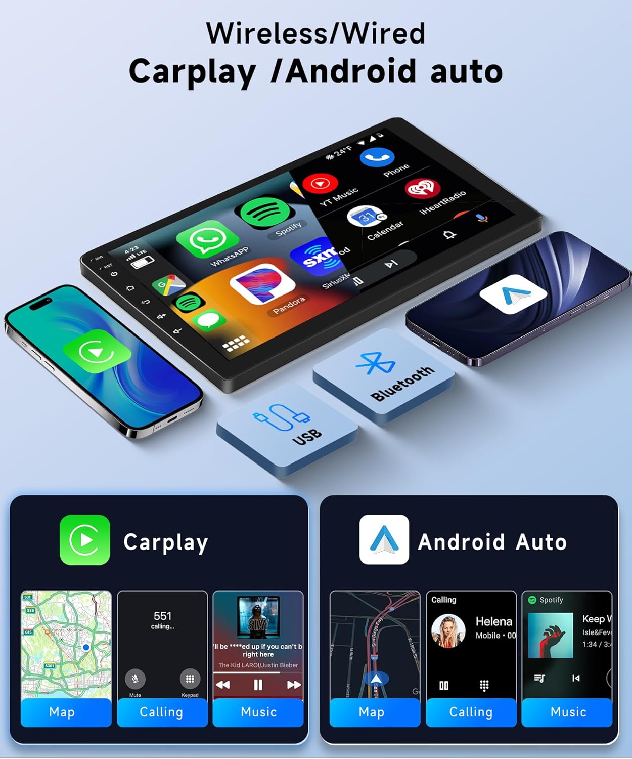6+128G-8Core Car Stereo for Toyota Scion xB 2007-2019 Wireless Carplay Android Auto,9" IPS Touch Screen,Android/GPS/WiFi/32EQ DSP/59UI/Bluetooth5.0/SWC/Backup Camera&Mic for Scion Radio