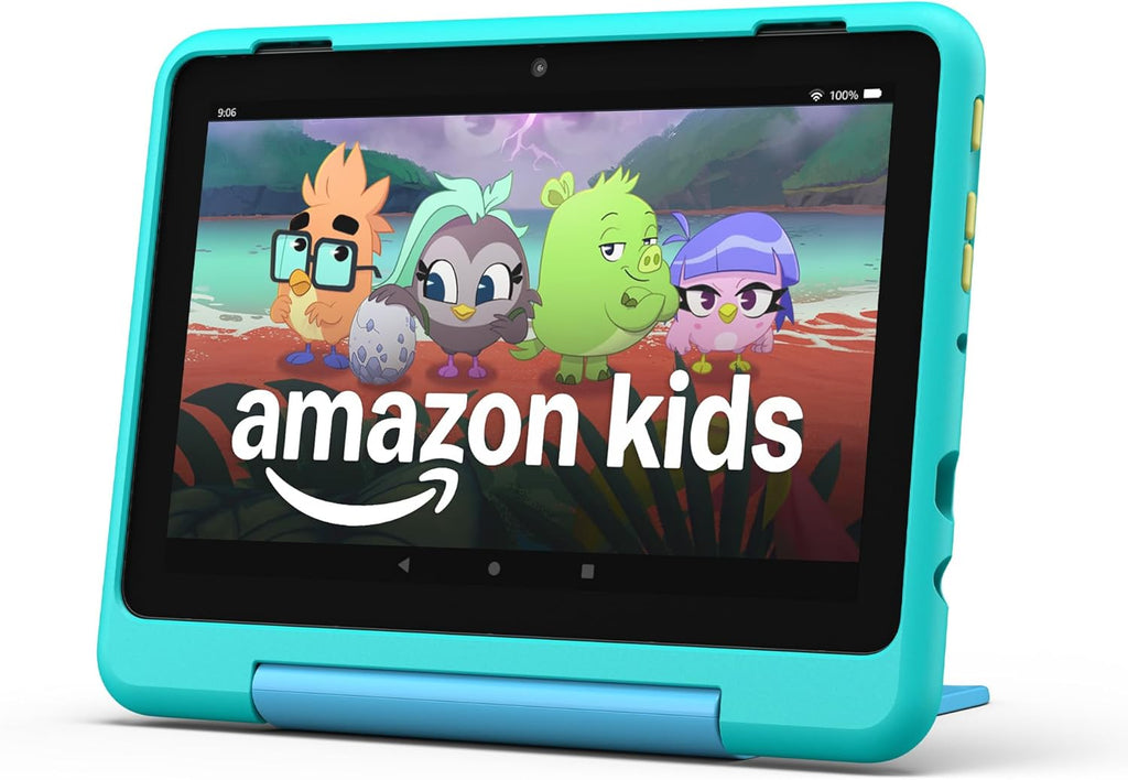 Amazon Fire HD 8 Kids Pro tablet (newest model), ages 6-12. Bright 8" HD screen, includes ad-free content, parental controls, 13-hr battery, slim case for older kids, 32GB, Discovery