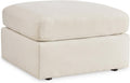 Signature Design by Ashley Modmax Modern Stain Resistant Oversized Accent Ottoman with Foam Cushion, Beige