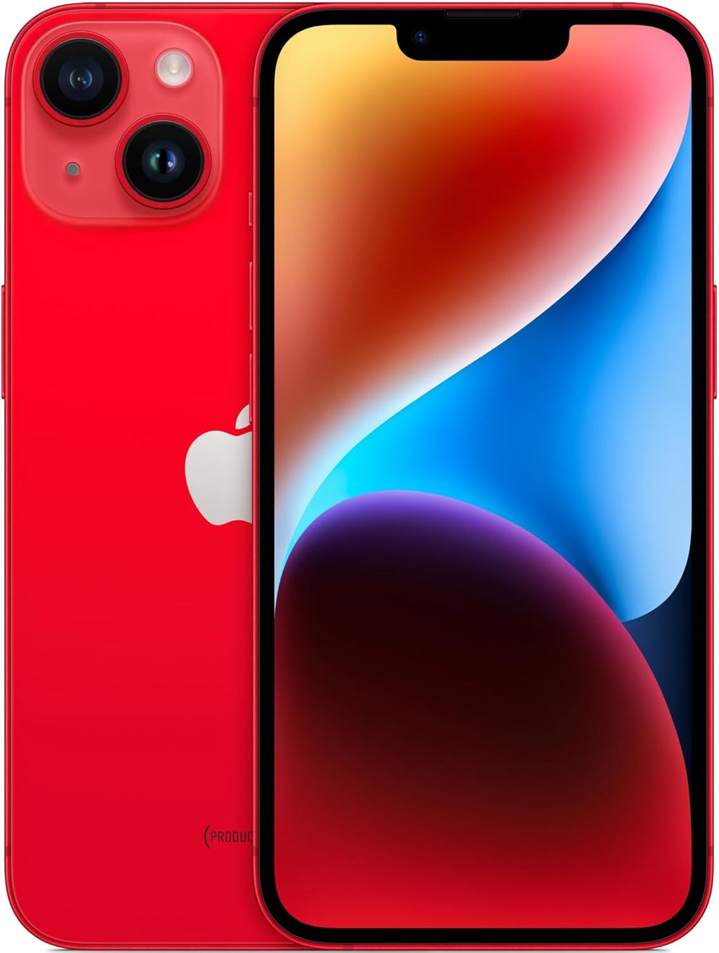 Apple iPhone 14, 128GB, PRODUCT Red - Unlocked (Renewed)
