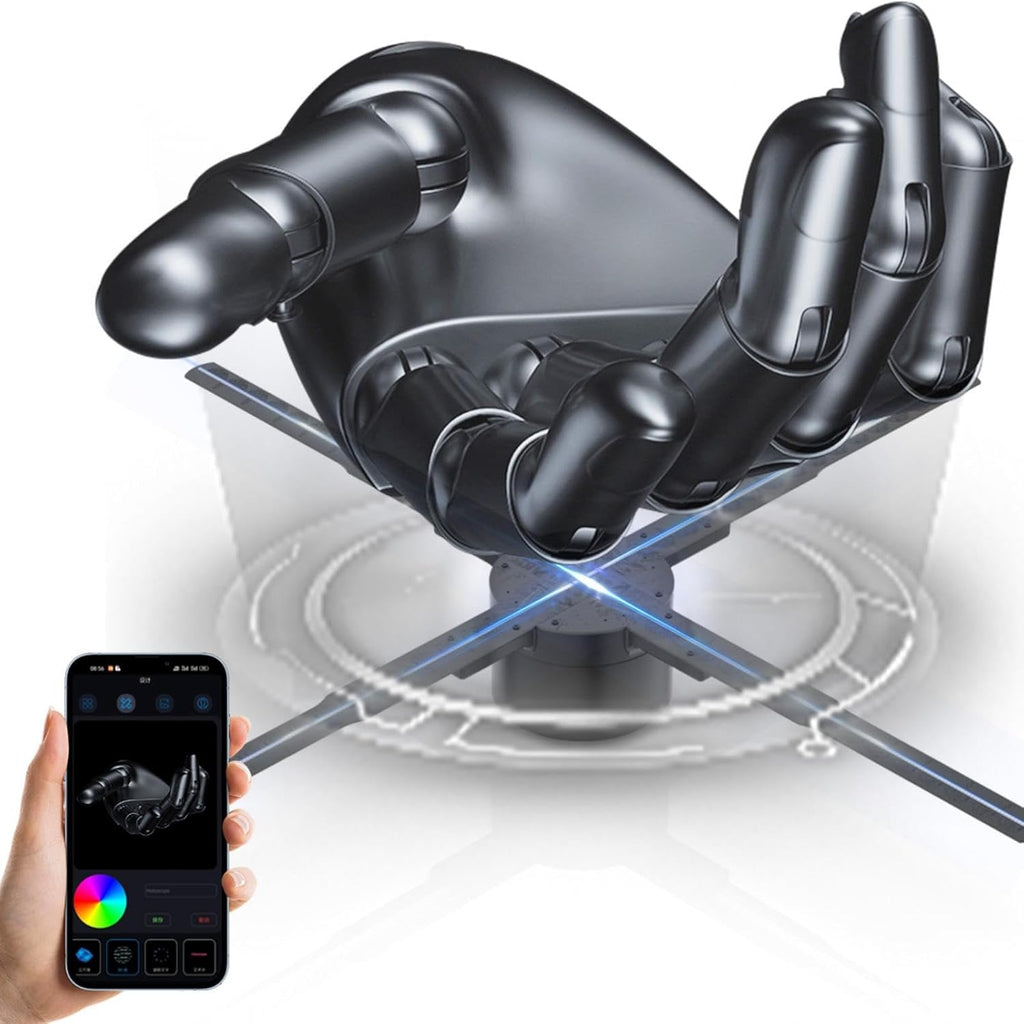 3D Hologram fan - 24.4 Inch Holographic Video Advertising Projector Support APP+Bluetooth Audio+WIFI (62CM)