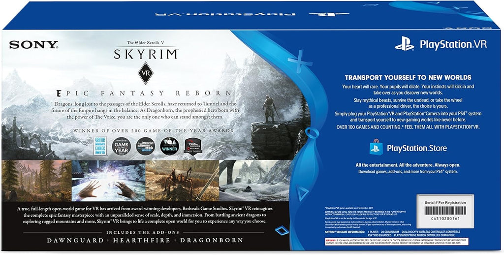 Sony PlayStation VR - Skyrim Bundle (Renewed)