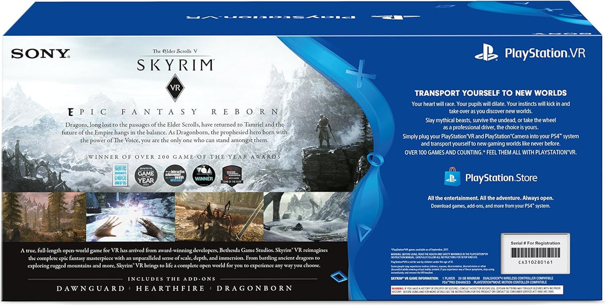 Sony PlayStation VR - Skyrim Bundle (Renewed)