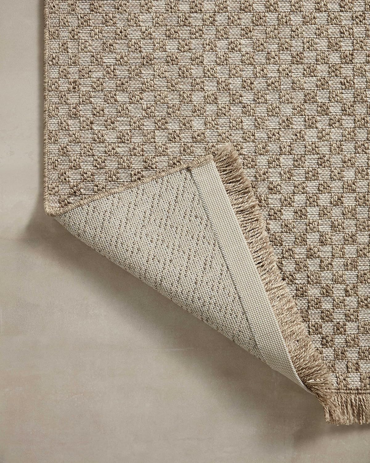 Loloi Dawn Collection Indoor/Outdoor DAW-02 Tan 7'-8" x 10' Area Rug