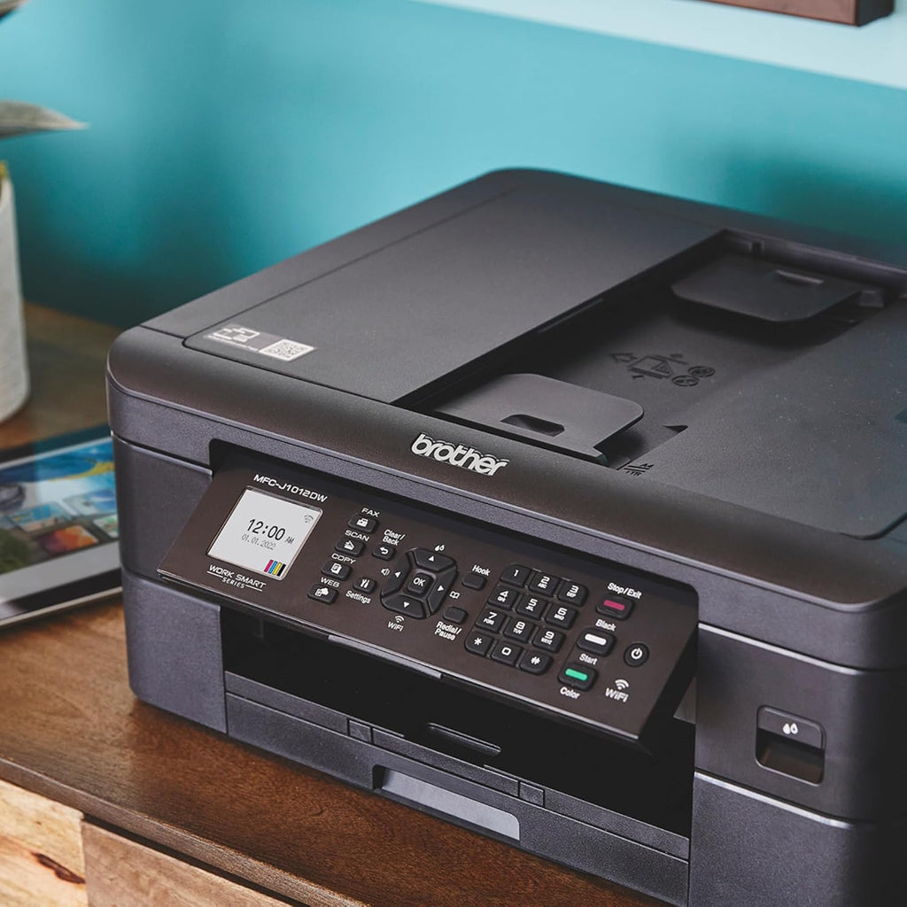Brother MFC-J1012DW Wireless Colour Inkjet All-in-One Printer with Mobile Device and Duplex Printing, for Home Office and Personal Use, Refresh Subscription Ready