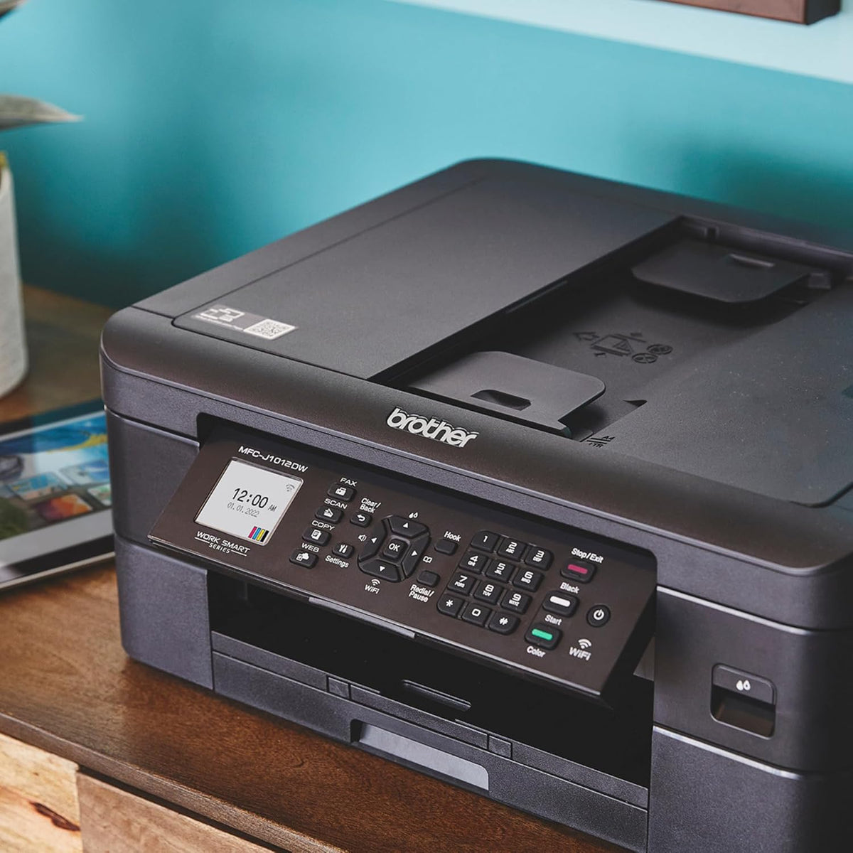 Brother MFC-J1012DW Wireless Colour Inkjet All-in-One Printer with Mobile Device and Duplex Printing, for Home Office and Personal Use, Refresh Subscription Ready
