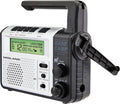 Midland® - XT511 - Emergency Radio - 22 Channel Two-Way Base Camp Radio with 5 Power Options, 121 Privacy Codes, 3-LED Flashlight & NOAA Weather Scan + Alert - Gray/Black