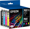 EPSON 702 DURABrite Ultra Ink High Capacity Black & Standard Color Cartridge Combo Pack (T702XL-BCS) Works with WorkForce Pro WF-3720, 3730, 3733