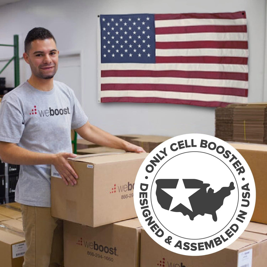 weBoost Drive 4G-X OTR (470210) Truck Cell Phone Signal Booster | U.S. Company | All Networks & Carriers - Verizon, AT&T, T-Mobile, Sprint & More | FCC Approved